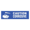 Label, 7 in H, 24 in W, Polyester, Vertical Rectangle, English, 60264