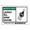 Brady Machine/Equipment Label,PK5, 86879 86879