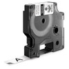 Dymo Label Tape Cartridge, Black/White, Labels/Roll: Continuous 18488