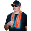 Ergodyne Cooling Towel,Lime,40-7-8inL x 9-3-4inW 6602MF