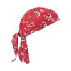 Ergodyne Dew Rag,Red,Universal 6615