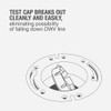 Oatey 3 In. Schedule 40 DWV Level-Fit PVC Closet Flange 43507 464805