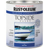 Rust-Oleum Gloss Marine Boat Topside Paint, Navy Blue, 1 Qt. 396958 778850