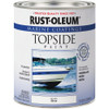 Rust-Oleum Semi-Gloss Marine Boat Topside Paint, White, 1 Qt. 396960 778818