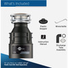Insinkerator Badger 1-3 HP Garbage Disposer, 1 Year Warranty Badger 1 BADGER 1 490423