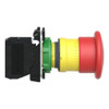 Schneider Electric Emergency Stop Push Button, 22 mm, 1NC, Red XB5AT842