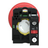 Schneider Electric Emergency Stop Push Button, 22 mm, 1NC, Red XB5AT842