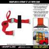 Snap-Loc Logistic Cam Buckle Strap,8 ft.,1000 lb. SLTE208CR