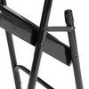 National Public Seating Folding Chair, Steel, Black,PK4 510