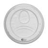 Dixie Lid for 10 oz. Hot Cup, Dome, Sip Through, White, Pk1000 DL9540