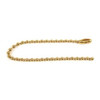 C.H. Hanson Beaded Chain,4 1/2 in L,Brass,PK25 8C899
