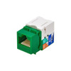 Monoprice Datacom Jack,Cat6,Punch Down,Green 5380