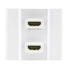 Monoprice A-V WallPlate,HDMI w-Ext,2P,White 7332