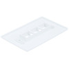 Monoprice WallPlate,Blank,3 Hole, White 6729