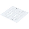 Monoprice WallPlate,Blank,12 Hole,2 Gang, White 6837
