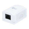 Monoprice Surface Mount Box,Cat5e,1P,White 7090