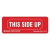 Brady Instructional Handling Label, Red, PK500 613LS
