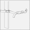 Quakehold! Cart-to-Wall Strap,Gray RW.CTW.G.1