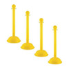 Manufacturer Varies 3" Diameter Stanchion - Yellow (4-pack) 99902-4