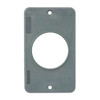 Box Cover, Outlet Box Type, 1 Gang, Thermoplastic Elastomer