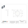 Box Cover, Outlet Box Type, 1 Gang, Thermoplastic Elastomer  HBL3055