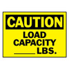 Brady Caution Label,3-1/2 In. H,5 In. W,PK5, 86209 86209