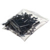 Functionaire Locking Pegboard Hooks,2in.L,Black,PK25 25-FH3-4