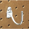 2-1-4 In. Curved Steel Pegboard Hook for 1-8 In. and 1-4 In. Pegboard, PK10  75200