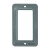 Box Cover, Outlet Box Type, 1 Gang, Thermoplastic Elastomer