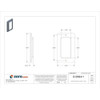 Box Cover, Outlet Box Type, 1 Gang, Thermoplastic Elastomer  HBL3060