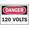 Brady Danger Label,Instruction,3-1-2 In. H,PK5, 86263 86263