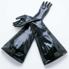 North Seamless Dry Box Gloves, Butyl, 32" L, 15 mil, Black, 1 PR 8B1532-9Q