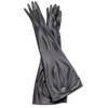 North Seamless Dry Box Gloves, Butyl, 32" L, 15 mil, Black, 1 PR 8B1532-9Q