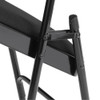 National Public Seating Folding Chair, Fabric, 29-1-2inH, Black, PK4 2210