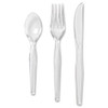 Dixie Disposable Cutlery Set,Unwrapped,PK10 CH0180DX7