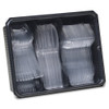 Dixie Disposable Cutlery Set,Unwrapped,PK10 CH0180DX7