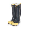 Men's 16" Height, Tall Rubber Boots, Steel Toe, Black, 10, PR