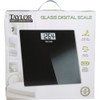 Taylor Digital 400 Lb. Glass Bath Scale, Black 755841933B 602910