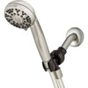 Waterpik PowerPulse 6-Spray 1.8 GPM Handheld Shower, Brushed Nickel XAS-649E