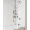 Zenith Zenna Home Metal 12 In. x 97 In. Shower Caddy 2159NN 453137