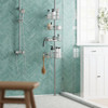 Zenith Zenna Home Metal 12 In. x 97 In. Shower Caddy 2159NN 453137