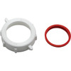 Keeney 1-1/4 In. x 1-1/4 In. White Plastic Slip Joint Nut 56WKHB
