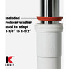 Keeney 1-1-2 In. x 1-1-4 In. Clear Poly Slip Joint Washers (2-Pack) 965KHB 448554