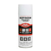 Rust-Oleum Spray Paint, White, Flat, Solvent, 12 oz 1690830V