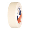 Masking Tape, 36 mm W x 55 m L, 5 mil Thick, Tan, Rubber Adhesive, 24 PK
