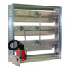 Dayton Flanged Frame Motorized Damper,100-240V 5NKK6