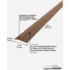 M-D Building Products 2 In. X 36 In. Spice Aluminum Carpet Trim with Screw Nails 43364 278715
