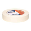 Masking Tape, 24 mm W x 55 m L, 4.6 mil Thick, Tan, Rubber Adhesive, 36 PK