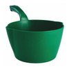 Vikan Large Hand Scoop,Green,13" L,8-1/4" W 56822