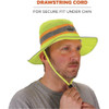 Ergodyne Cooling Hat,Lime,Solid,S-M Size 8935MF